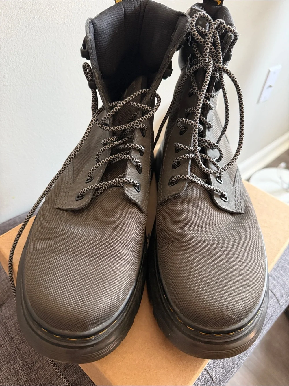 Dr. Martens Men's Brown Tactical Lace-Up Boots